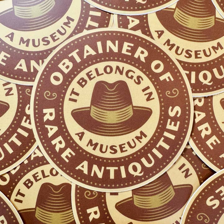 MacGuffin Goods - Wholesale Sticker - Obtainer of Rare Antiquities Sticker1