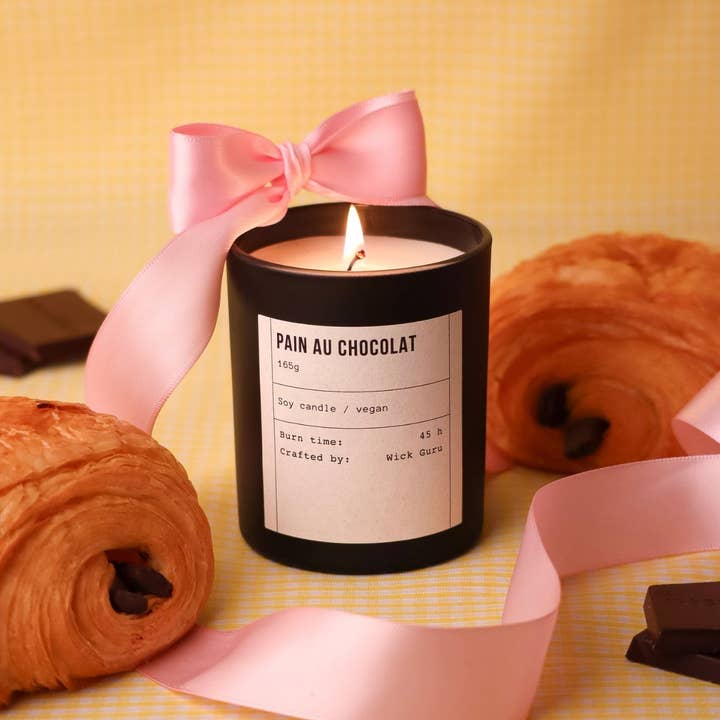 Wick Guru - Wholesale Jar/Filled Candle - Pain Au Chocolat Candle | Gift for Fiancé | Chocolate Gift5