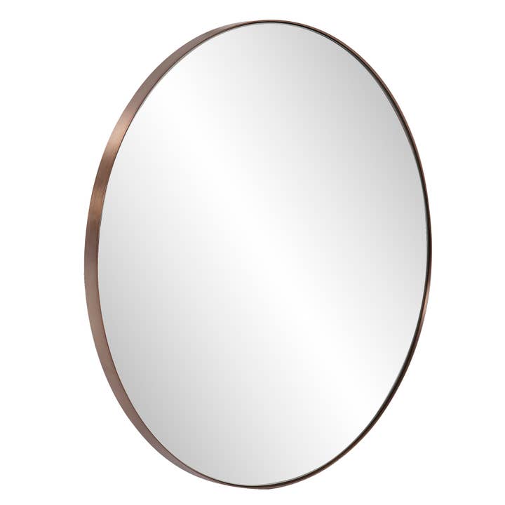 Howard Elliott on Faire - Wholesale Wall Mirror - Van Buren Brushed Brass Round Mirror1