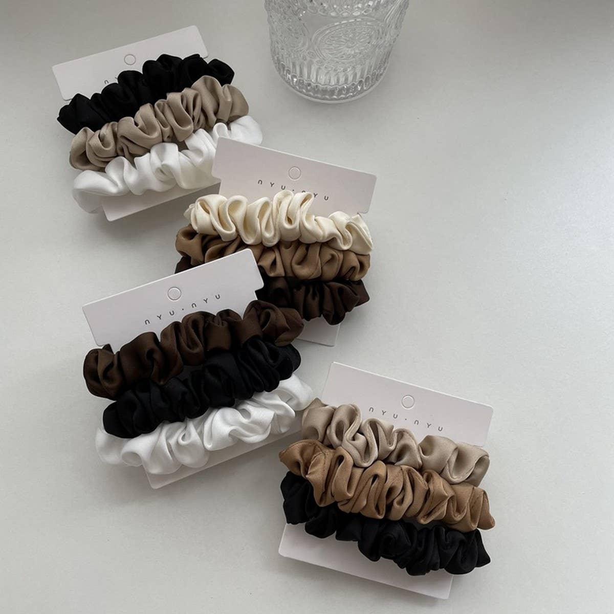 ACCITY - Wholesale Scrunchie - Women's - NEW TEMPERAMENT SET SIMPLE HAIR SCRUNCHIES_CWAHA27295