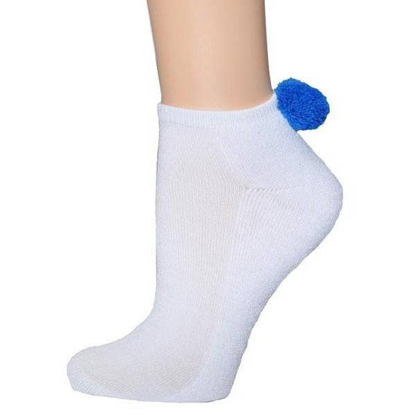 Everything Legwear - Wholesale Socks - Women's - Sock House Co. Ladies Lowcut Pom Pom Socks1