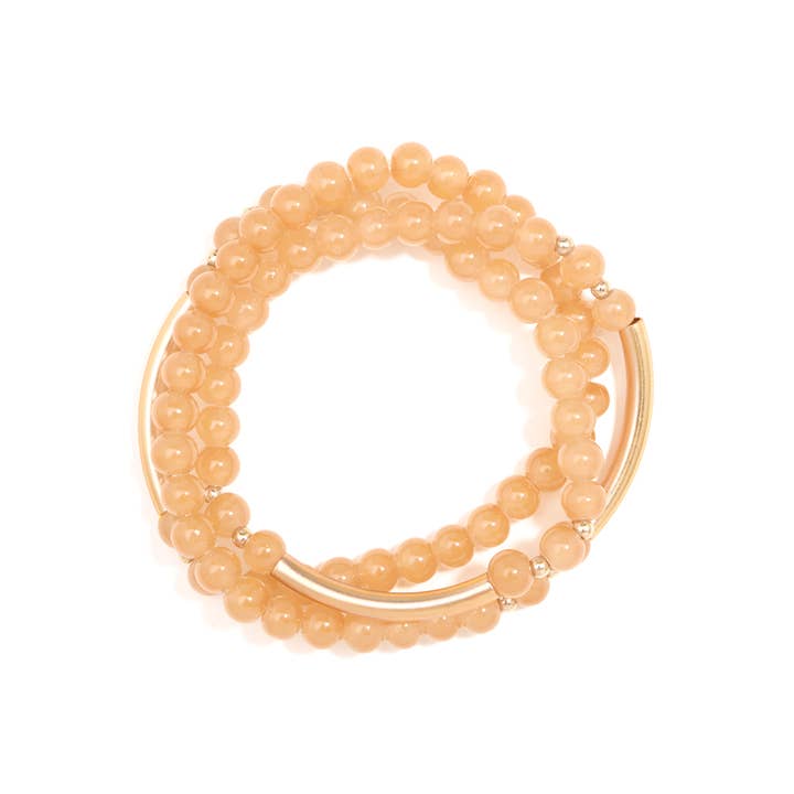 ZENZII Jewelry – Großhandel Perlenarmband – Glänzend und Gold Perlen Wrap Armband Schmuck8