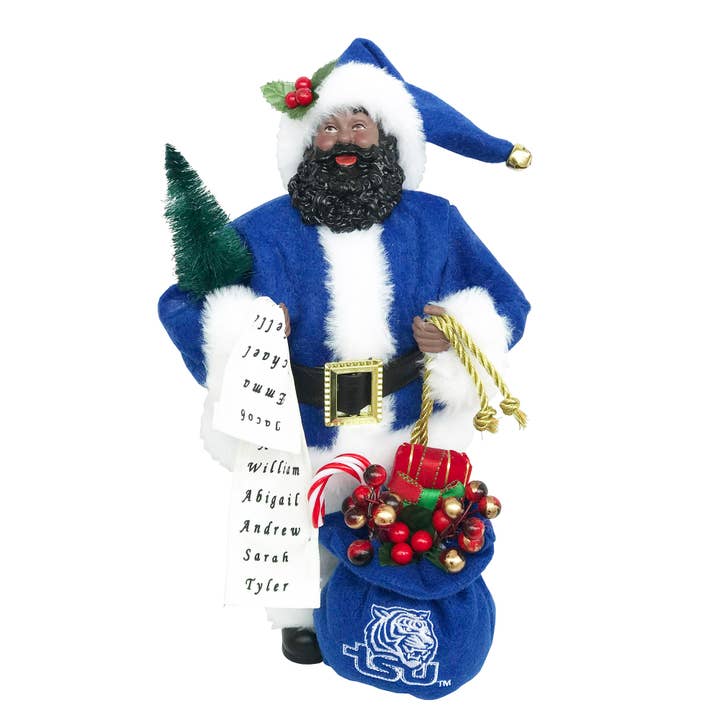 12" Tennessee State Black College Santa for wholesale by Santa’s Workshop Inc.