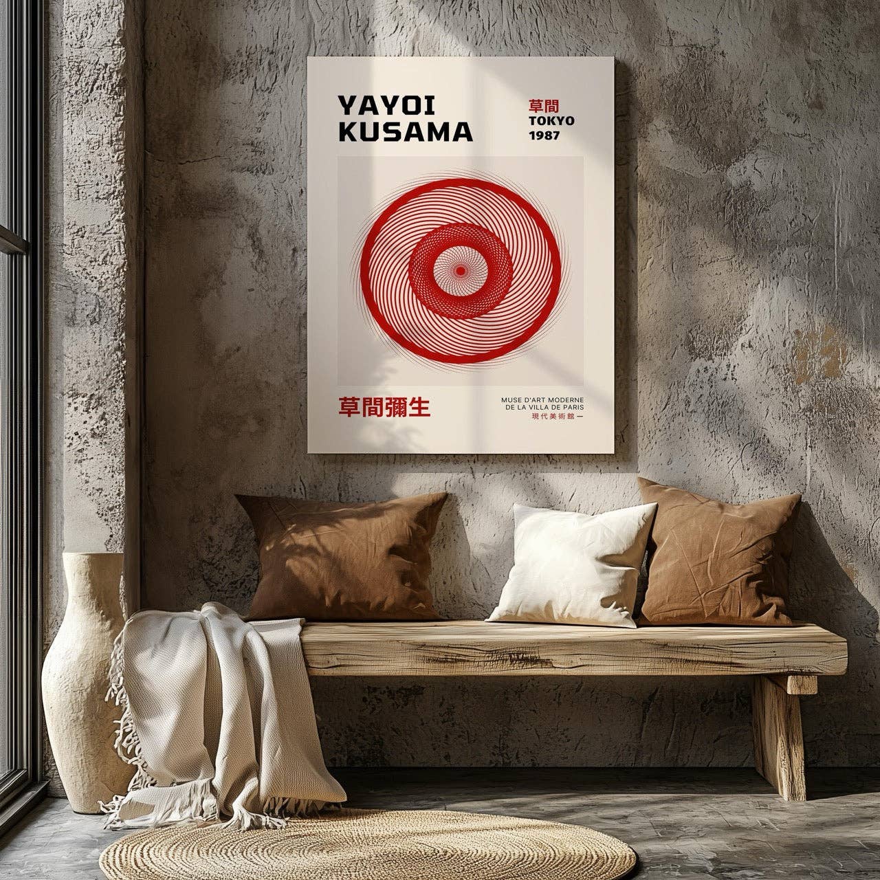 House Prints - Wholesale Art Print - Tokyo 1987 - Yayoi Kusama - Framed Canvas Wall Art Print3