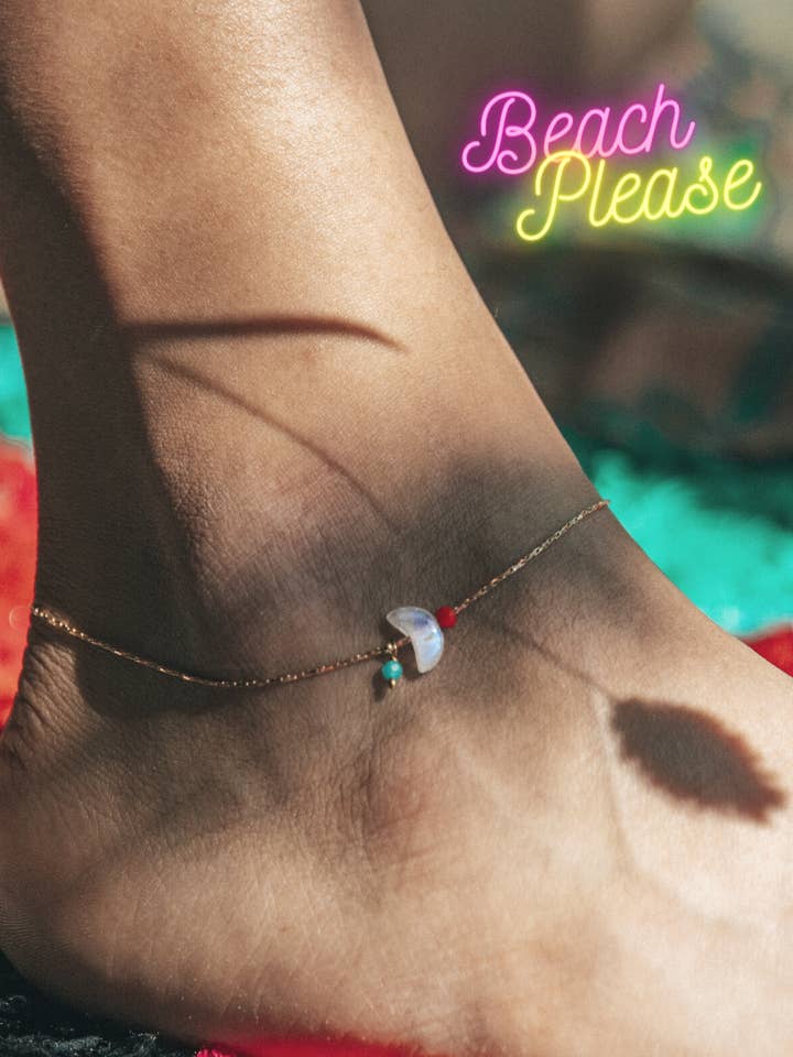 Chaine de chevilles pour la vente par Delfea Jewelry