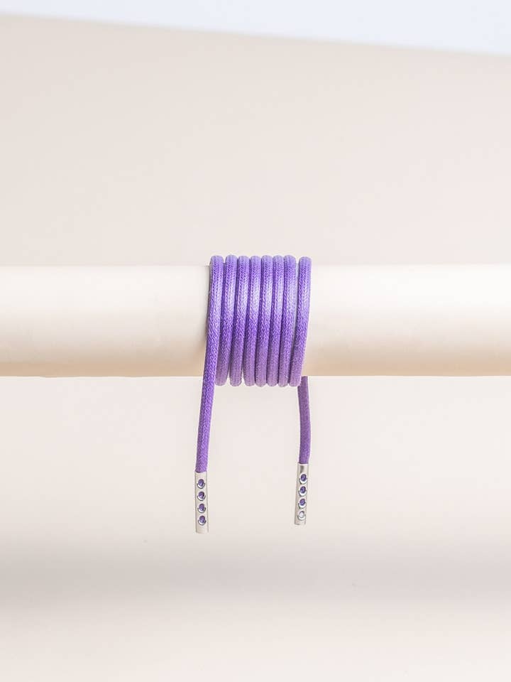 Senkels - Wholesale Shoelaces – Unisex - Purple | Round waxed laces0