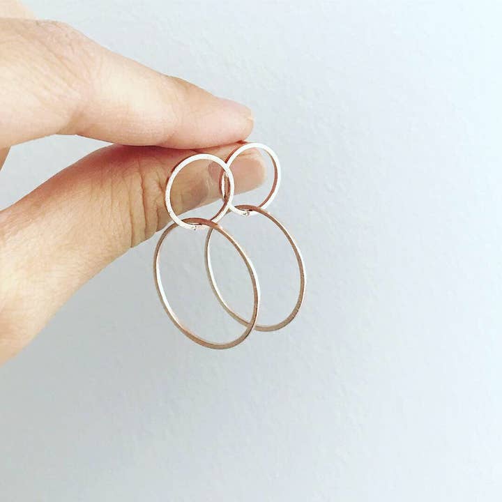 musthavemustget - Wholesale Hoop Earrings - Asymmetric Hoop Earrings
