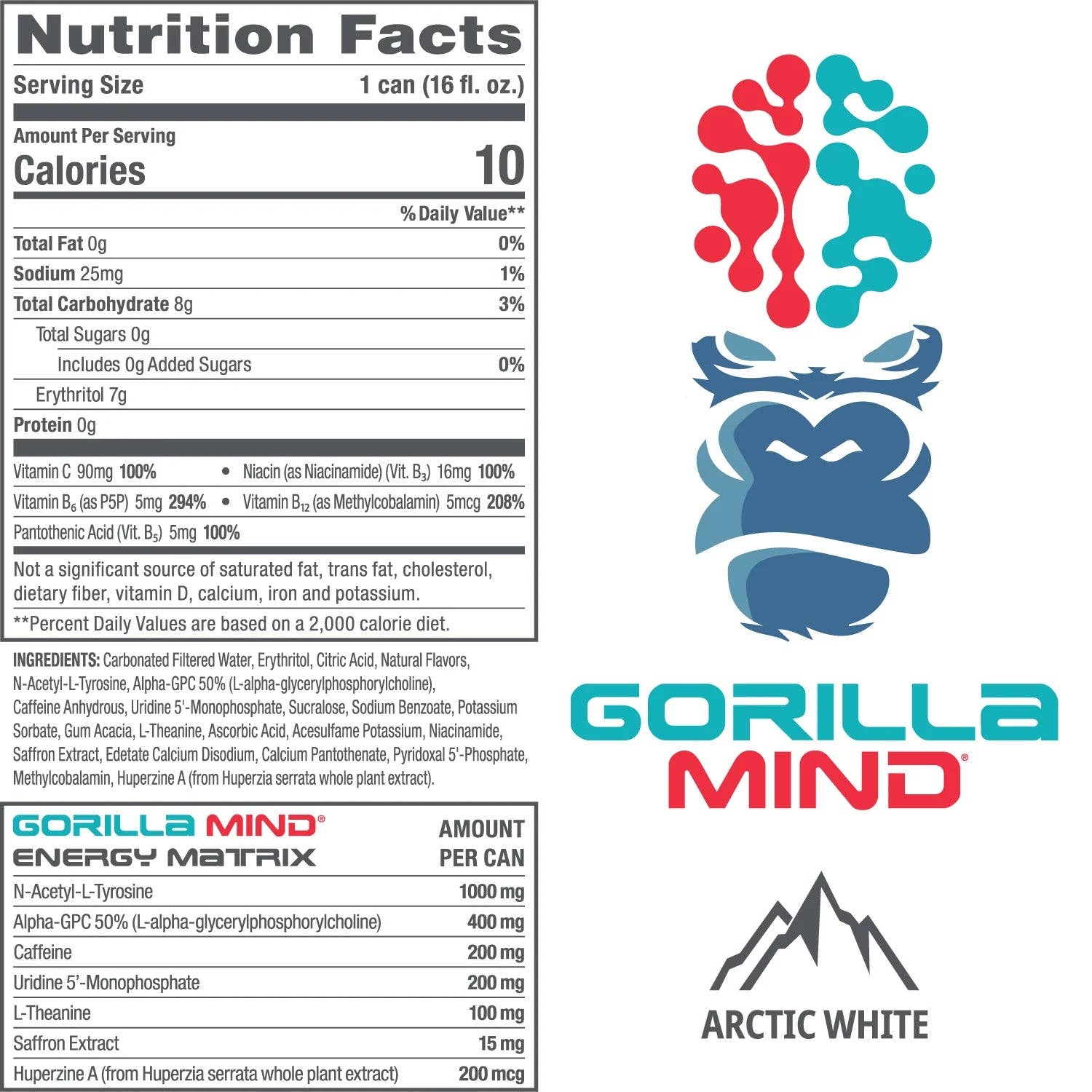 Campus Protein - Wholesale Sports/Energy Drink - Gorilla Mind Energy Drink15