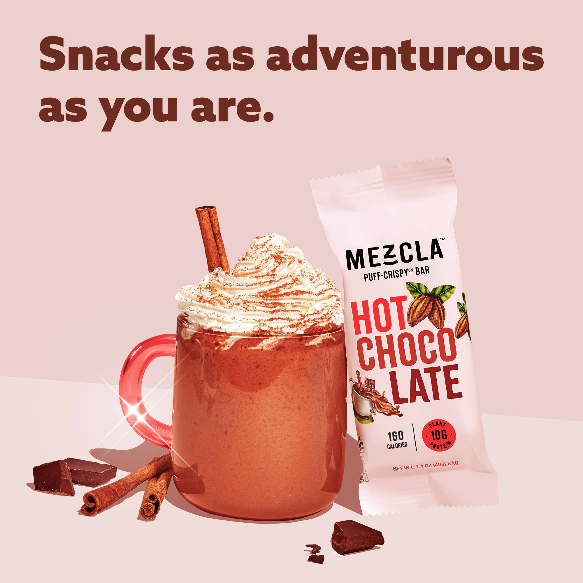 Mezcla - Wholesale Snack Bar - Hot Chocolate 12 Bar Pack ($1.73 / Bar)9