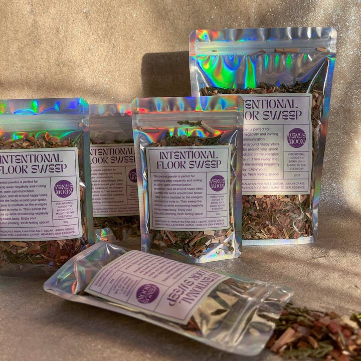Venus Moon - Wholesale Meditation Supplies - Intentional Floor Sweep1