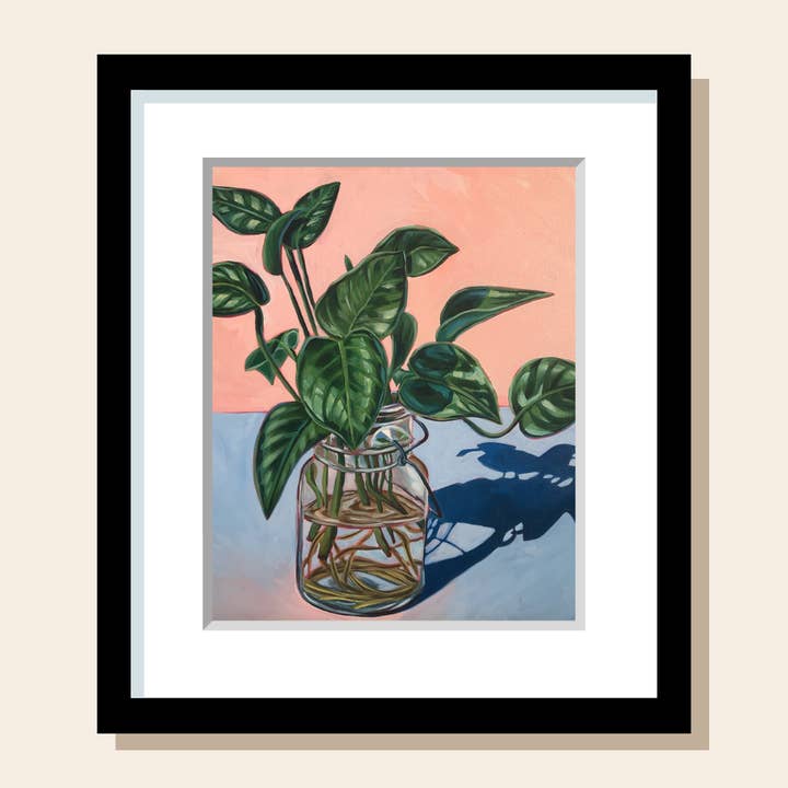 Kunstdruck zur Vermehrung von Zimmerpflanzen für den Großhandel von Painting With James