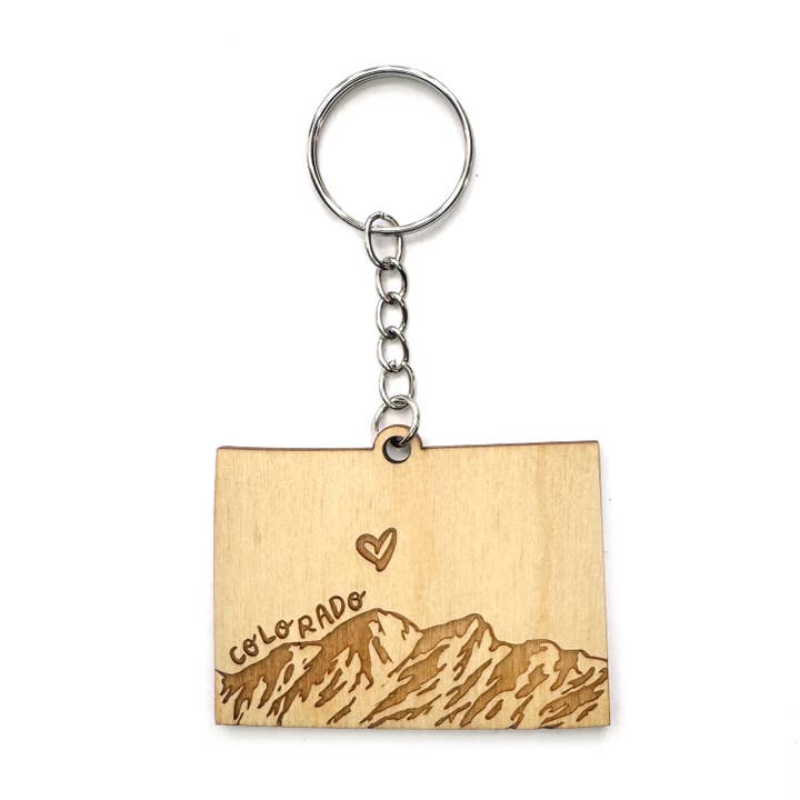 Porte-clés coeur Colorado pour la vente par SnowMade