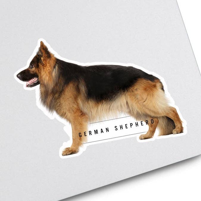 German Shepherd Sticker for wholesale by Real Cool Stickers & Stuff