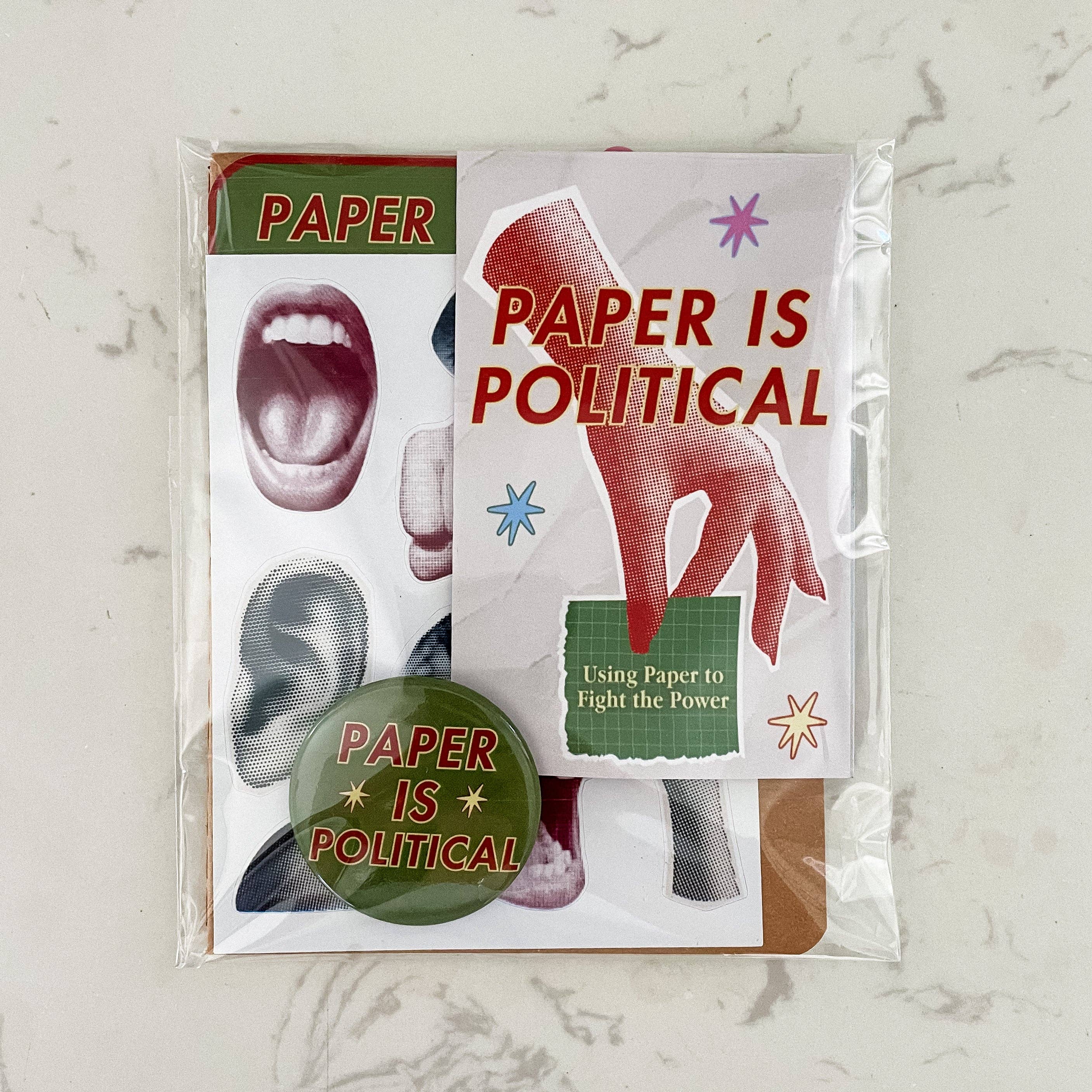 Trinket Party - Wholesale DIY Craft Kit - Paper is Political Kit2