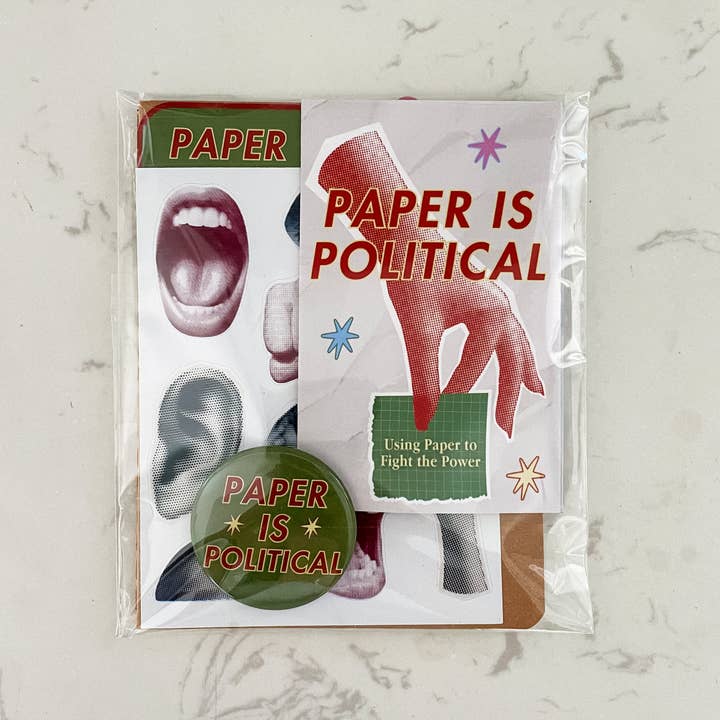 Trinket Party - Wholesale DIY Craft Kit - Paper is Political Kit2
