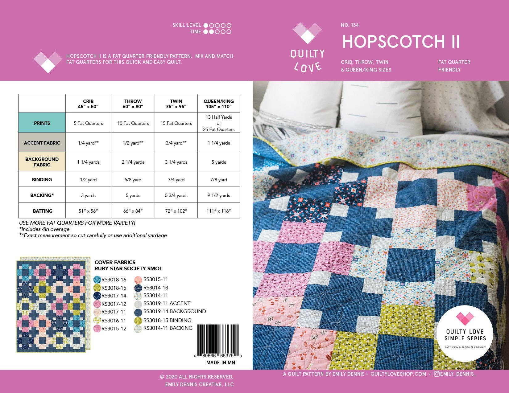 Quilty Love – Großhandel Basteln, Hobbys & DIY – Hopscotch II PAPER Quiltmuster7
