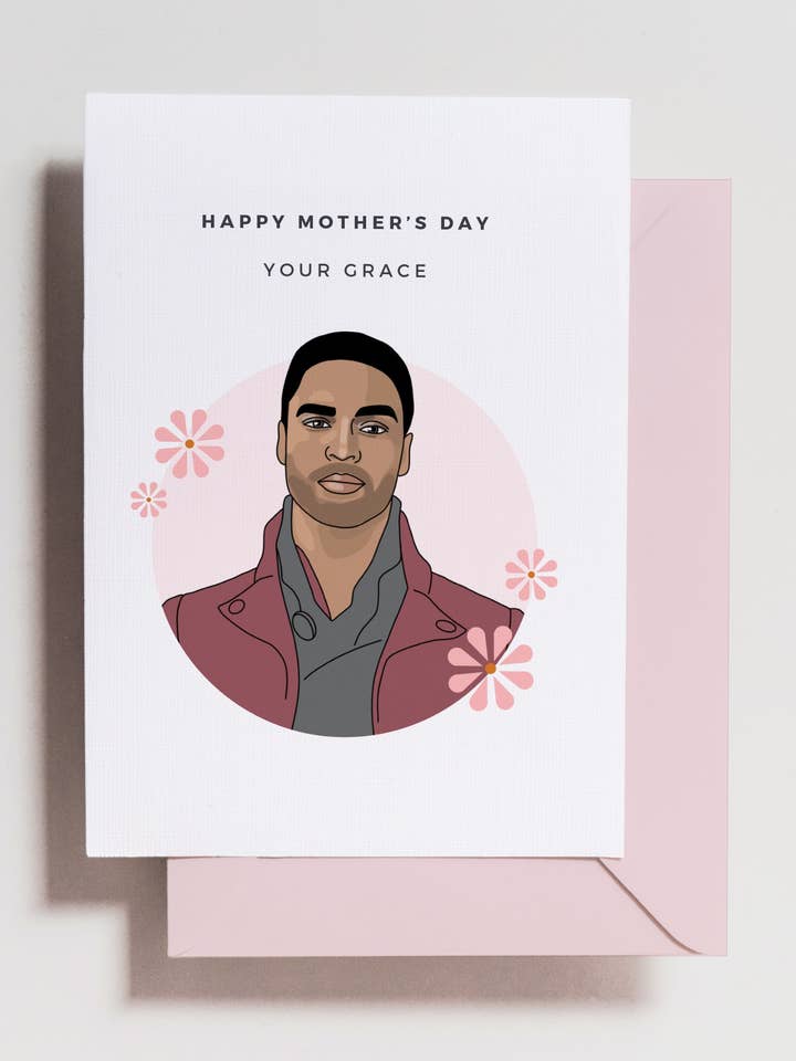 Bridgerton Mom Card for wholesale by Haven Print Co.