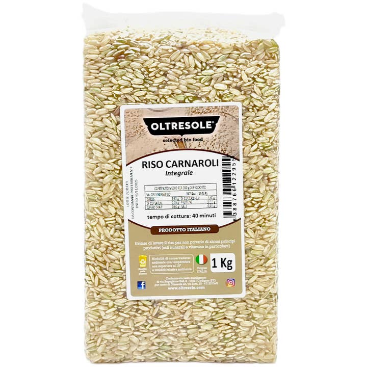 Oltresole - Wholesale Rice - Carnaroli Whole Grain Rice 500 G