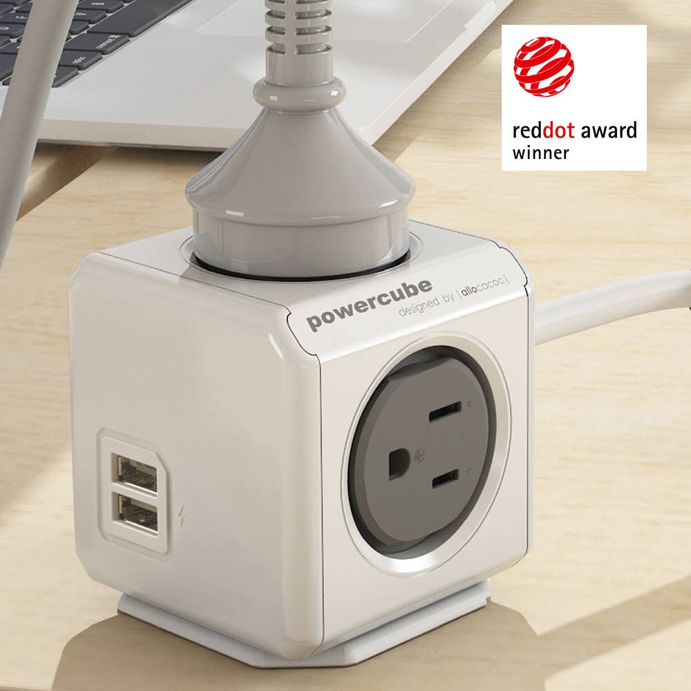 Allocacoc DesignNest – wholesale Power adapter – PowerCube Extended USB SUREG22