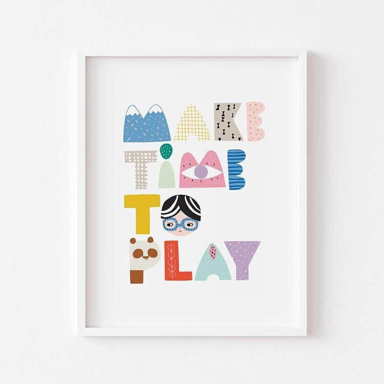 Suzy Ultman - Wholesale Art Print - Make Time To Play