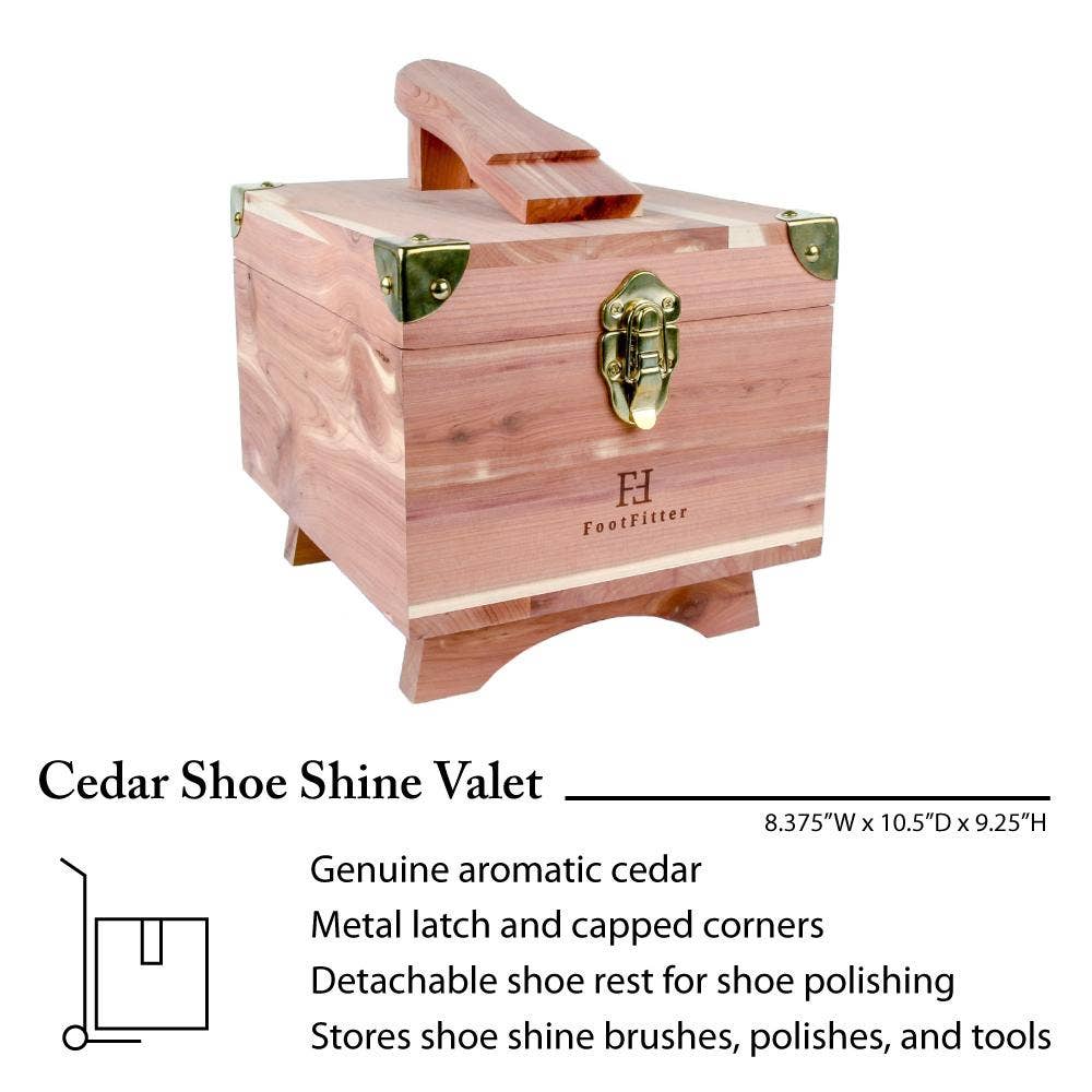 FootFitter - Wholesale Shoe Care Kits & Sets - FootFitter Classic Shoe Shine Valet Box Set1