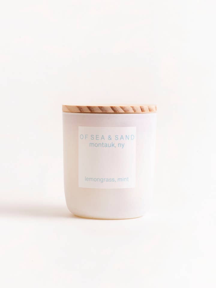 Lemongrass Mint - 12 oz Sojakerze - ätherisches Öl für den Großhandel von Of Sea & Sand Montauk