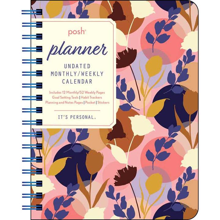 Posh: Planner Undated Monthly/Weekly Calendar by Andrews McMeel Publishing for wholesale by Simon & Schuster