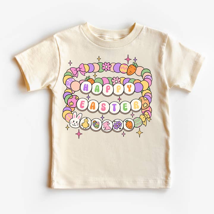 Easter Friendship Bracelet Shirt - Girls Easter Tee for wholesale by Madi Moosh