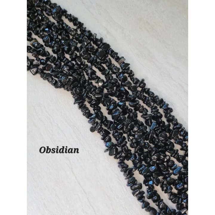 My Magic Place Shop - Wholesale Beads - Natural Gemstone Chip Beads Assorted Stone 32" Strand