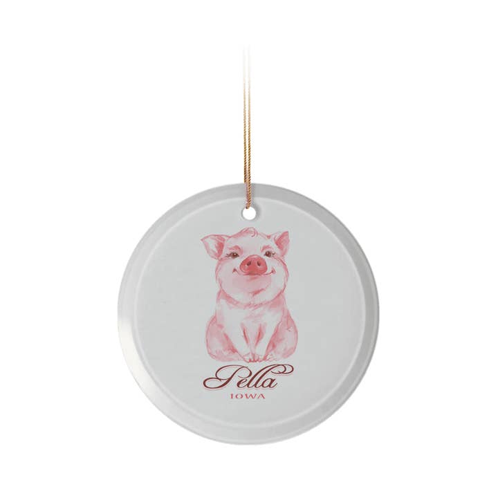 Matrix - Wholesale Ornament - Customizable Frosted Glass Ornament 2" x 3" : Watercolor Pi0