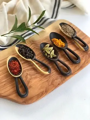 QÄSA QÄSA - Wholesale Kitchen Spoon - African Blackwood Scoop3