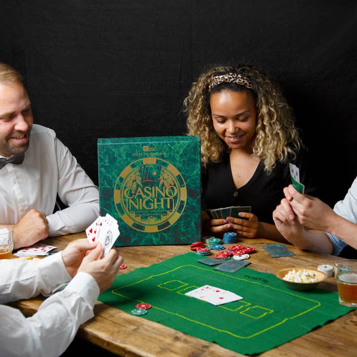 Talking Tables USA - Wholesale Board Game - Casino Night Game Kit | Board Game | Fathers Day Gifts |
