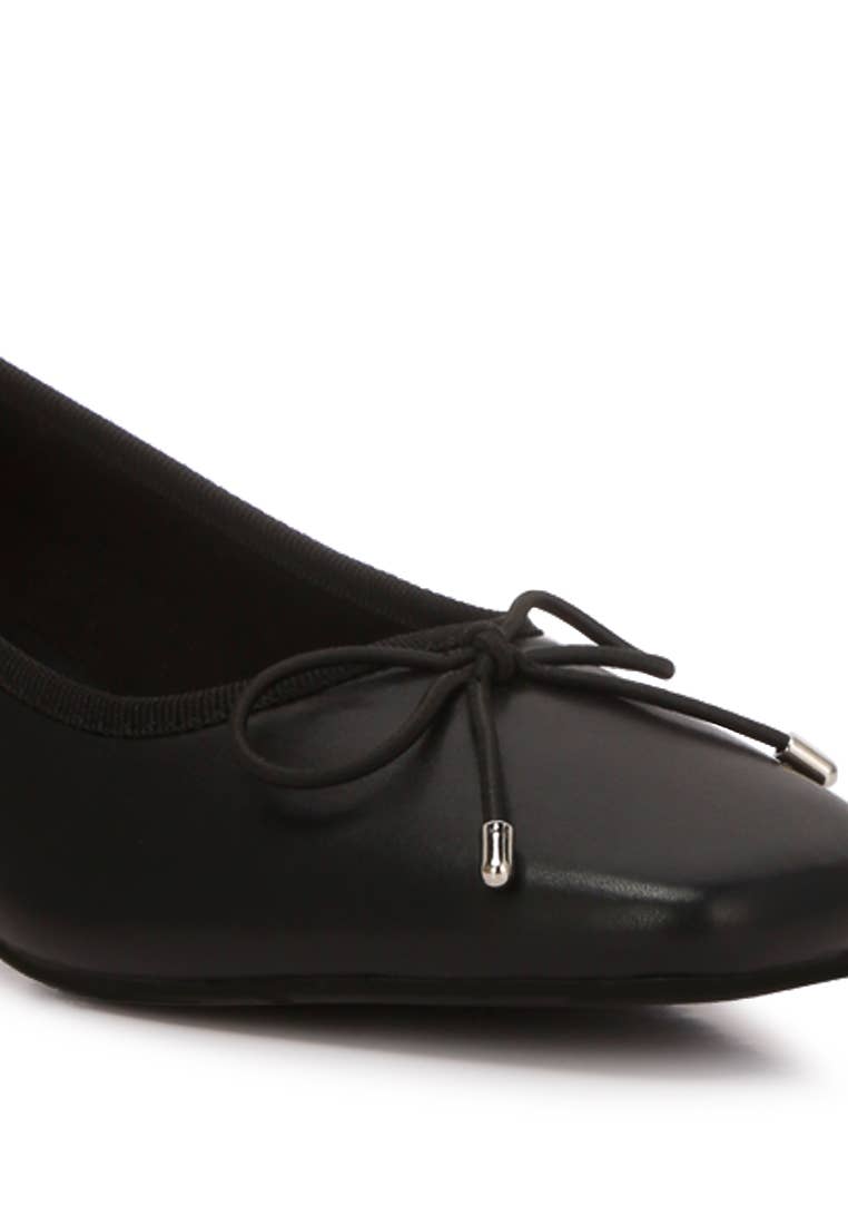 Rag Company – wholesale Low heels – Women′s – Sienna Low Block Heel Ballerinas1