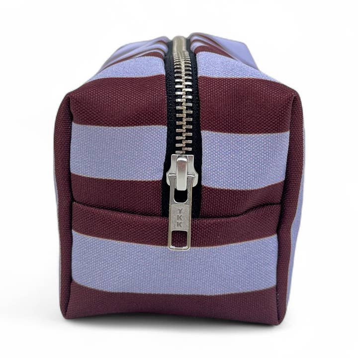 Blocketui · Gestreift lila/aubergine für den Großhandel von De Lange Tafel