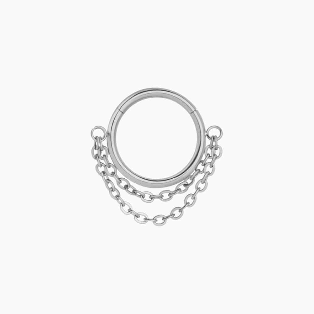 oumo jewelry - Wholesale Nose Ring - Chain Hoop Nose Ring3