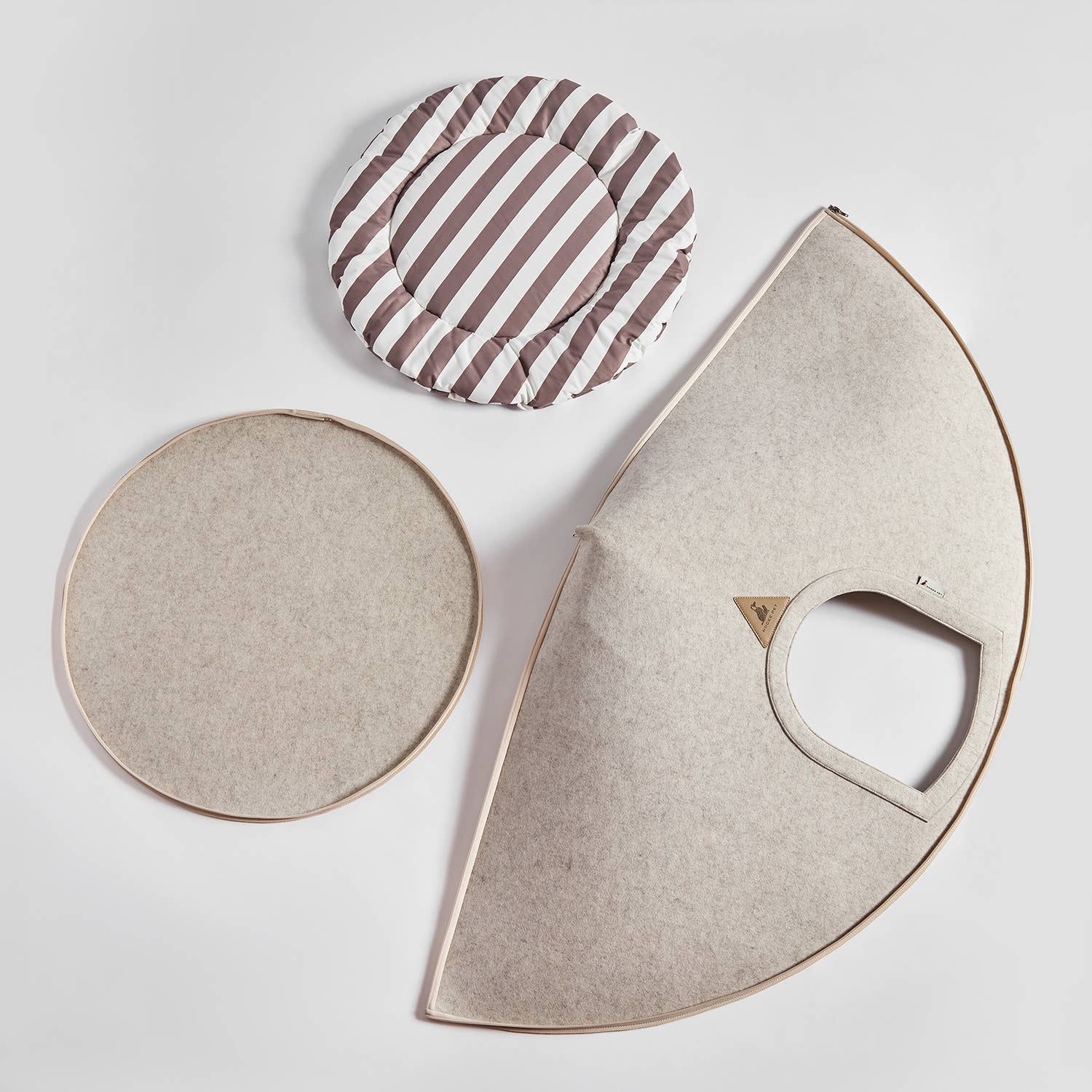 Nooee pet - Wholesale Pet Cave - Cat/Dog - Nooee Pet Harry Cave – Size XXL Cream Foldable Pet Cave5