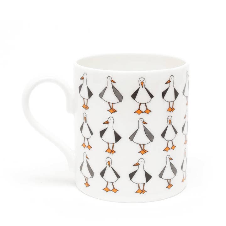 Seagull Small Mug for wholesale by Gone Crabbing