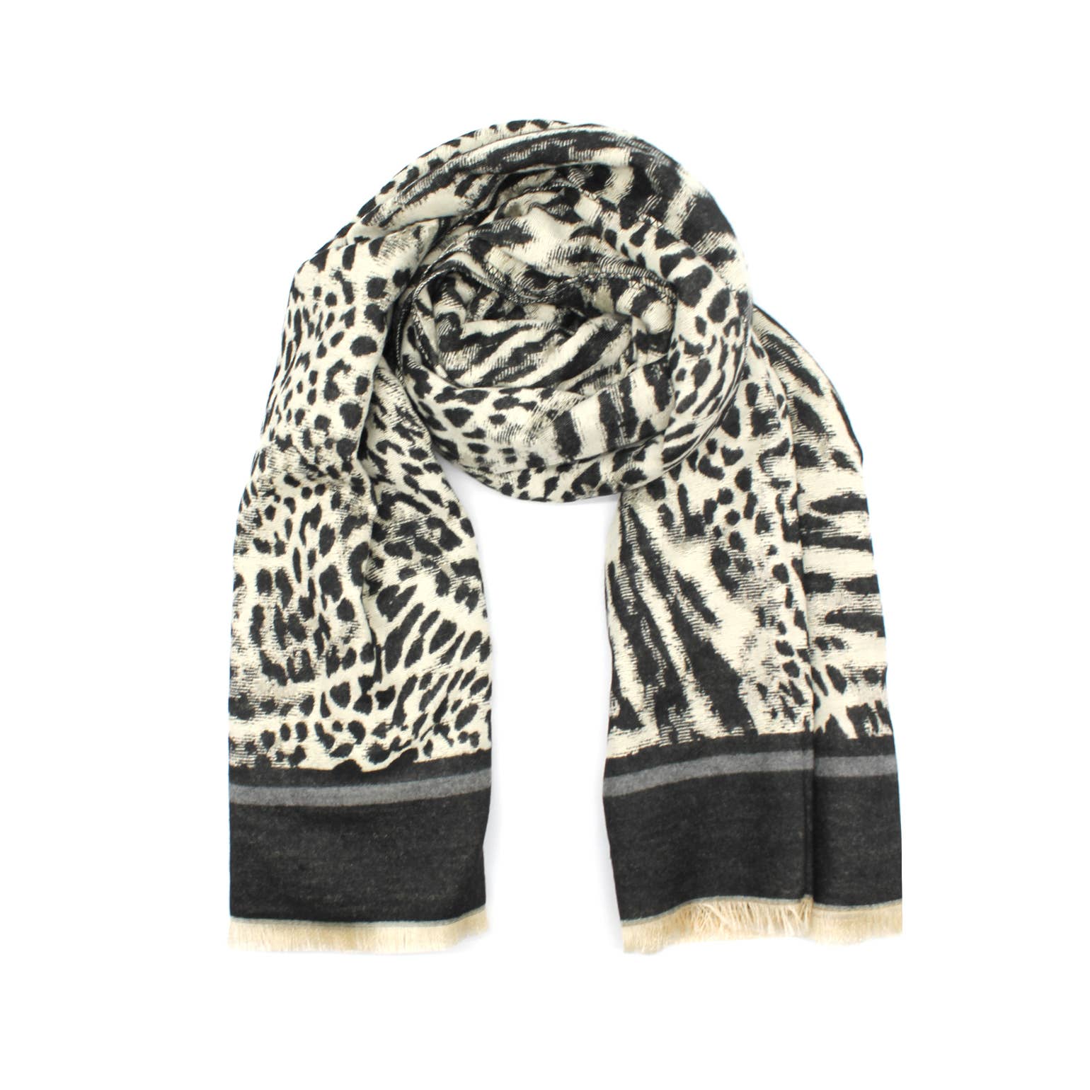 Vimoda – Engroshandel Tørklæde - Dame – Dyreprintet tørklæde0