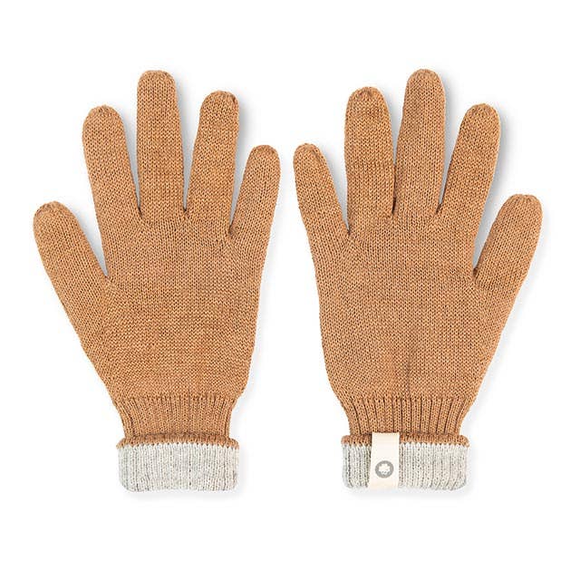 Guantes de alpaca - Camel para venta al por mayor de Baabuk