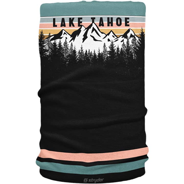 Lake Tahoe Mtn Sunset Coral Gaiters for wholesale by Stryder Gear