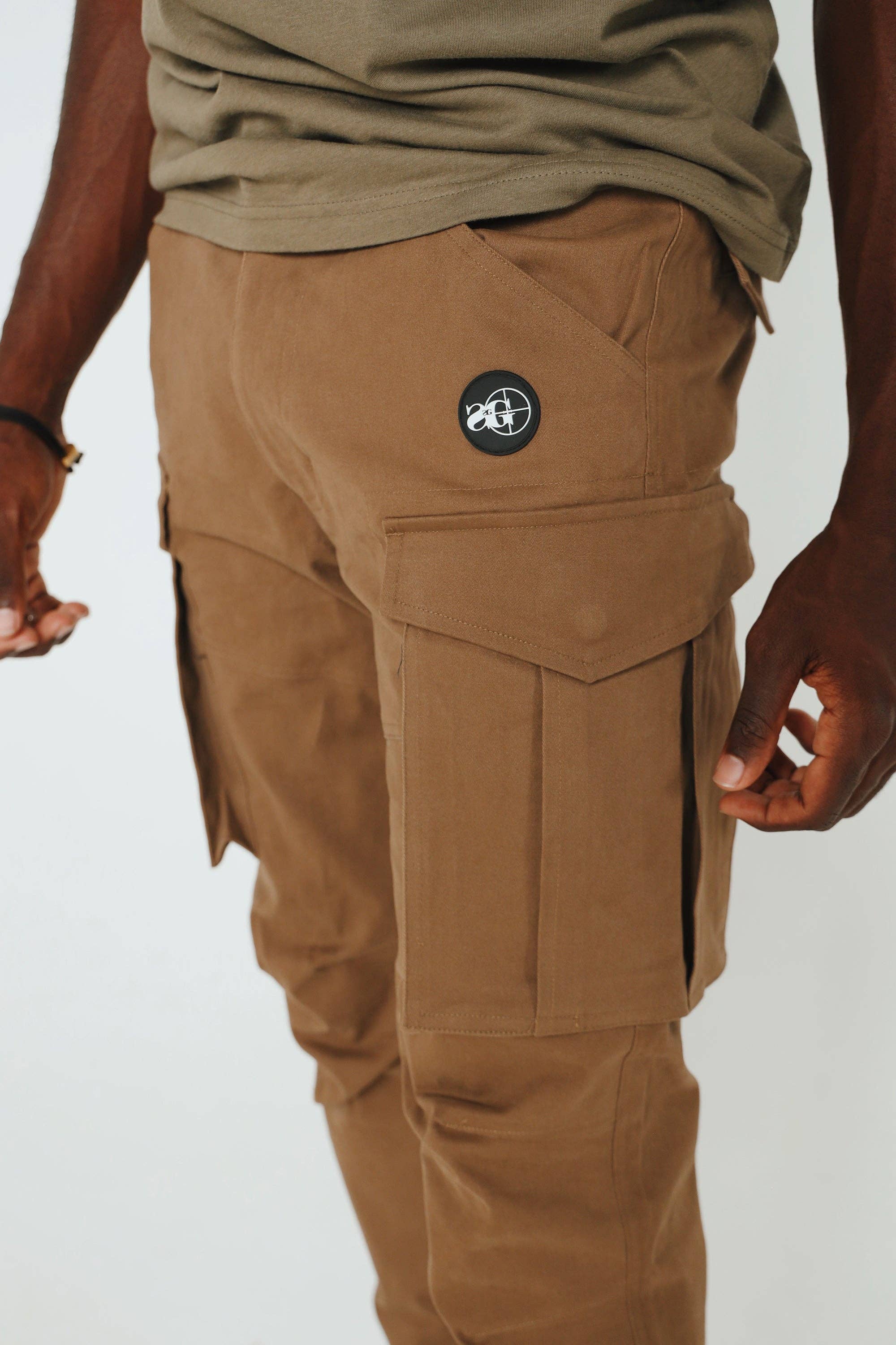 Sniper Gang Apparel - Wholesale Pants - Men's - Sniper Cargo Pants (Khaki)9