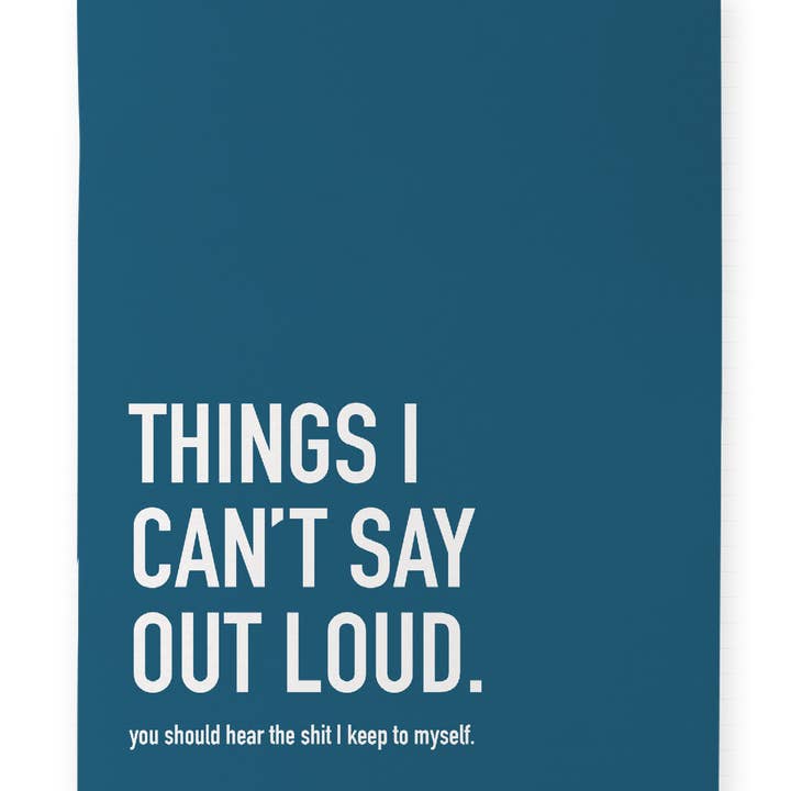 Classy Cards Creative - Wholesale Notebook - Things I Can’t Say Notebook