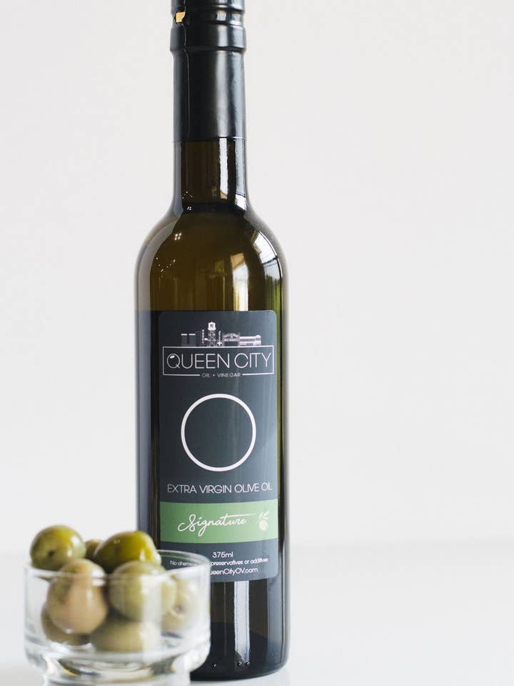 Signature Extra Virgin Olive Oil for wholesale by Queen City + Co.
