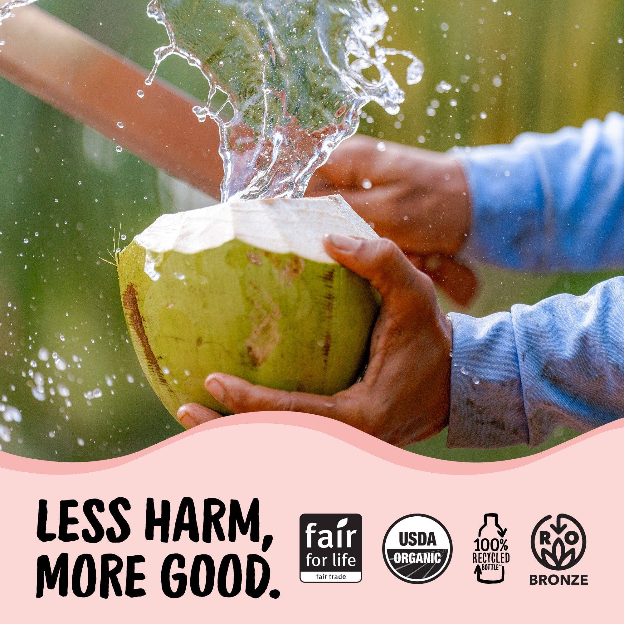 Harmless Harvest - Wholesale Flavored/Infused Water (Non-Carbonated) - Organic Coconut Water 32oz/6 pack2