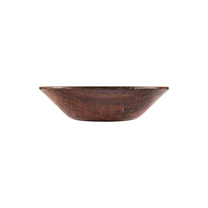 TURGLA HOME - Wholesale Serve Bowl - Turgla Composite dia.15.75" h:4.25" 7 qt. Round Brown Composite Bowl