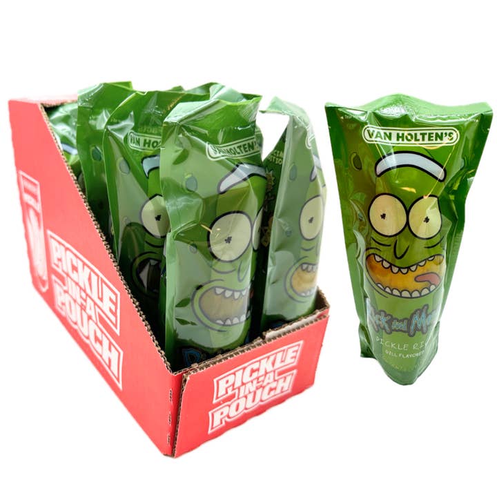 I Got Your Candy – wholesale Fruit snacks – Van Holten's Pickle Rick Pickle In A Pouch - 12ct