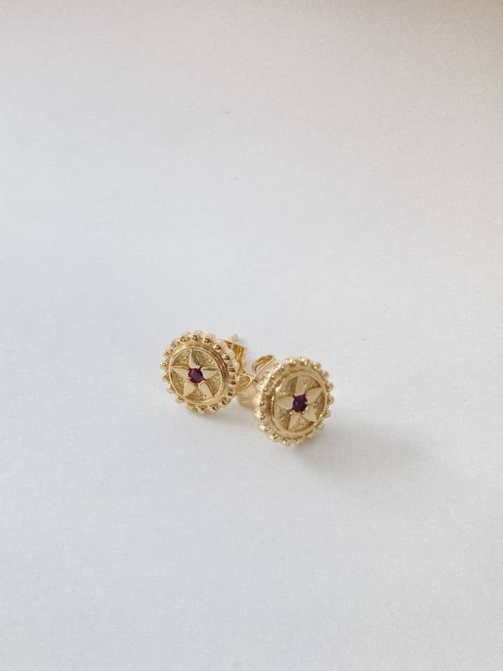 Canang Fuschia earrings for wholesale by MAMOJA