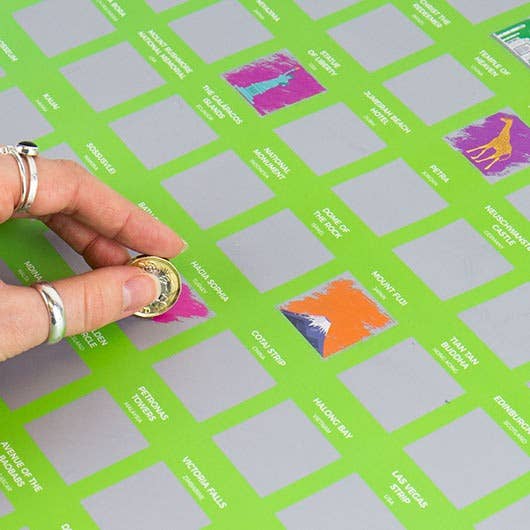 Gift Republic - Wholesale Poster - Bucket List Poster - 100 places1