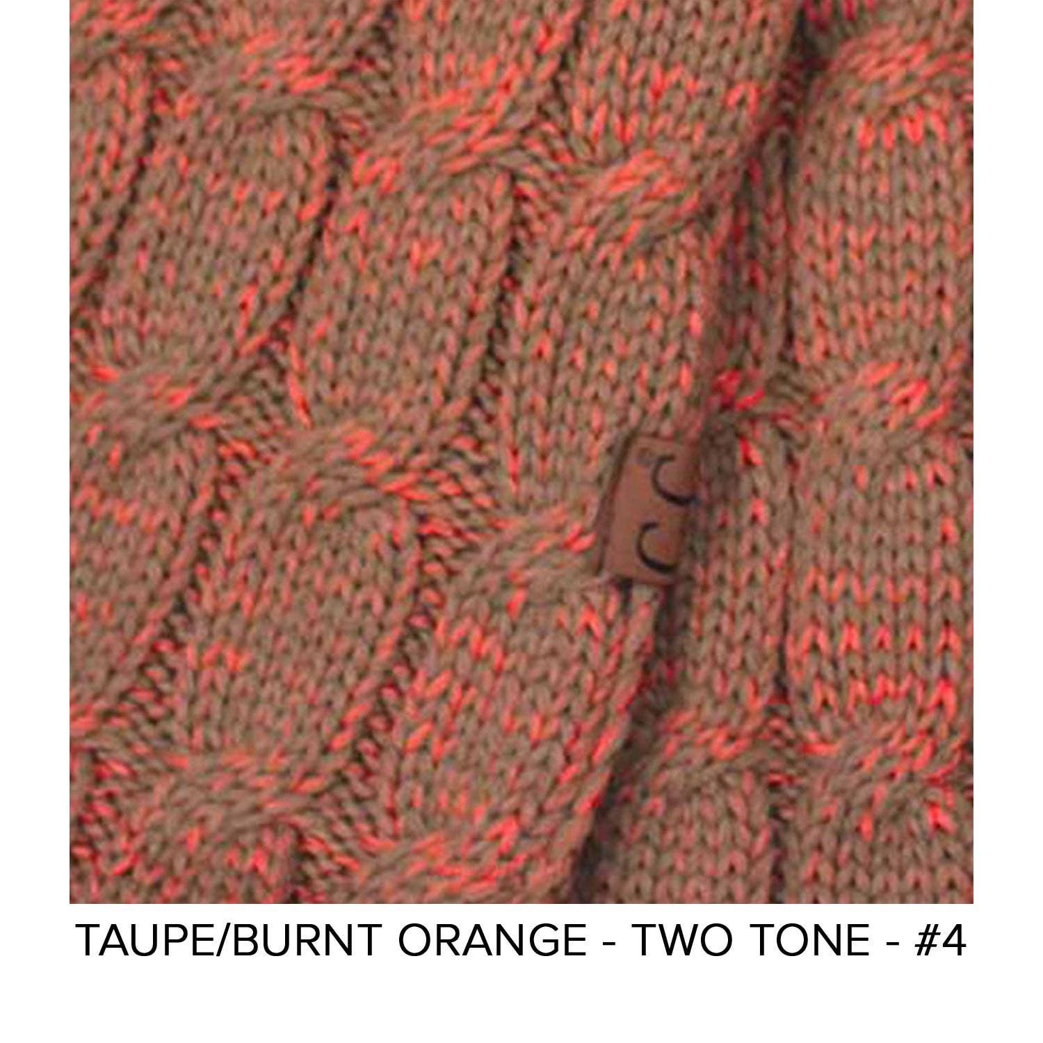 Truly Contagious - Wholesale Gloves - Women's - CC Beanie Wholesale 2-Tone Touchscreen Women's Gloves G-8001