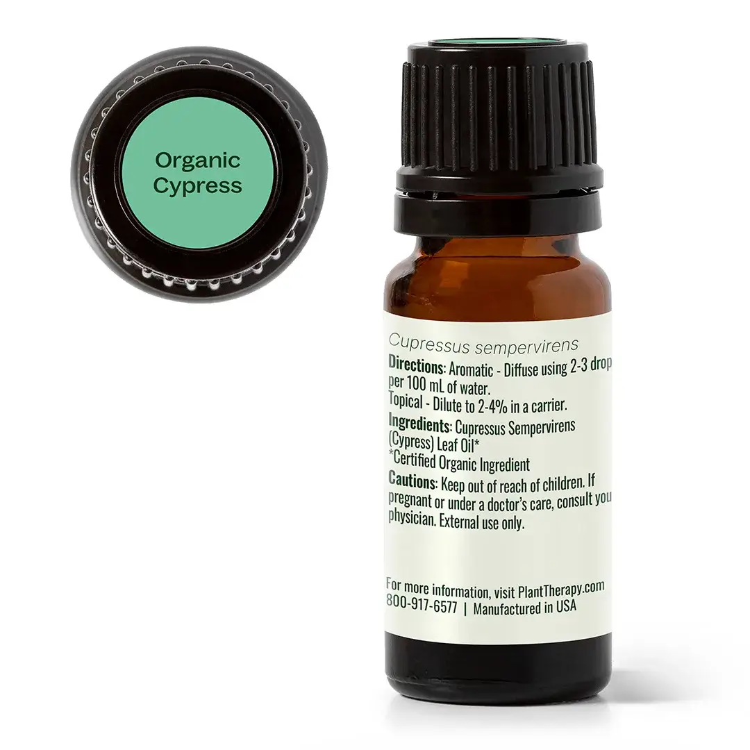 Plant Therapy - Vendita all'ingrosso Olio essenziale - Olio essenziale di cipresso biologico 10 ml5